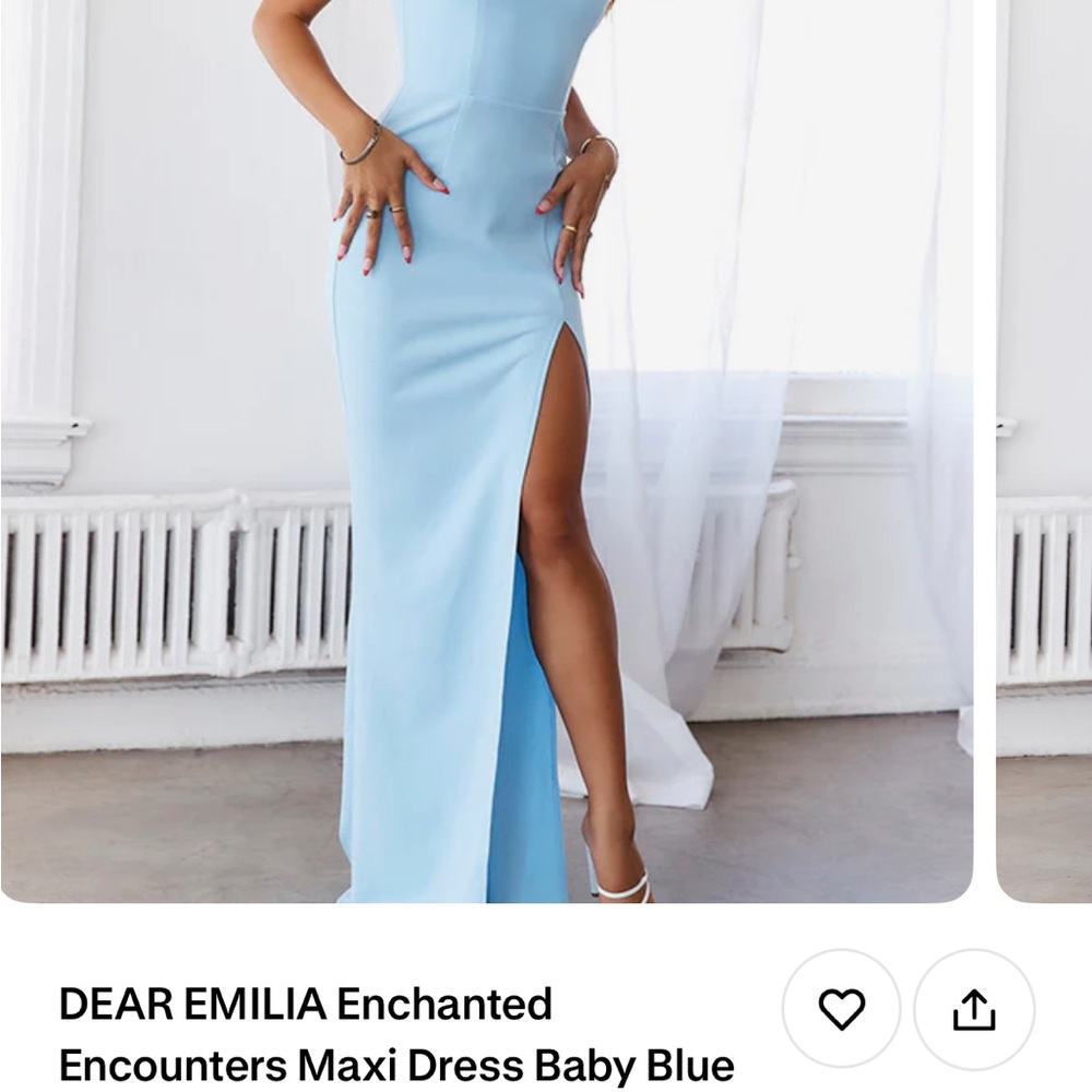 Hello Molly Sky Blue Maxi Dress